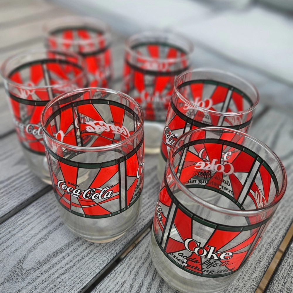 Collectible original 1970's COKE Glass Tumbler
